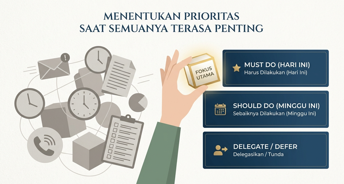 Cara Menentukan Prioritas Ketika Semua Hal Terasa Penting